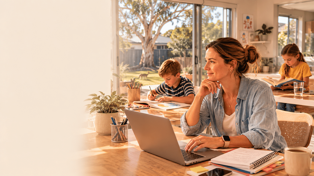 mums of all ages are studying with Axial in Queensland and NSW, balancing family, work and training with flexible, practical courses.